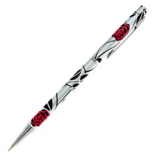 Mackintosh Red Rose & Black Leaf BP Pen