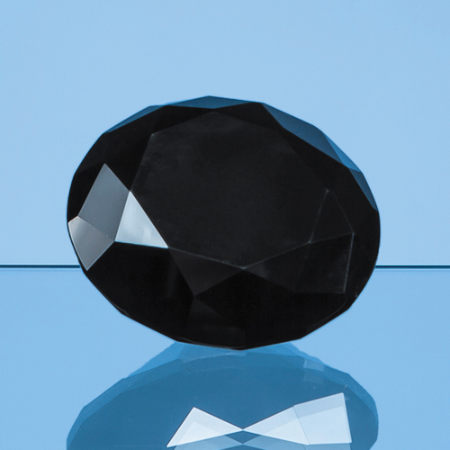 6cm Onyx Black Diamond Paperweight