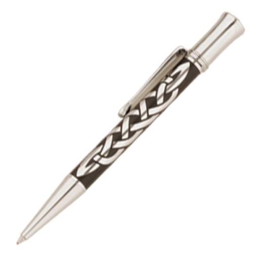 Silver Plated Celtic Knot Ball Point Pen
