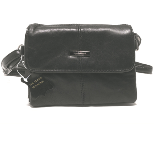 Black Soft Nappa Leather Handbag