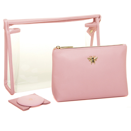 Alice Wheeler Luxury 3 Piece Beauty Set - Pink