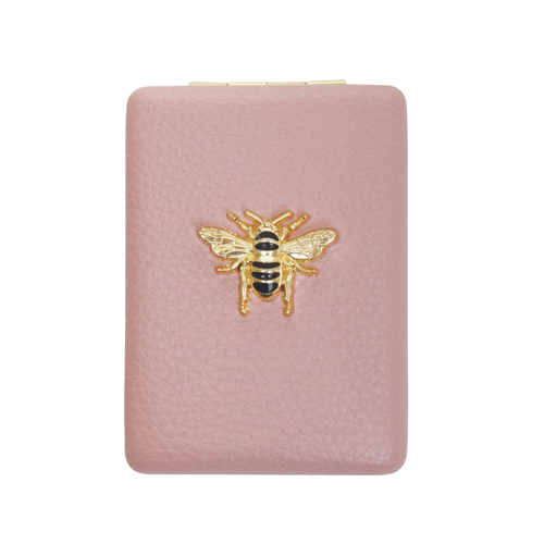 Alice Wheeler Luxury Oblong Compact Mirror - Pink