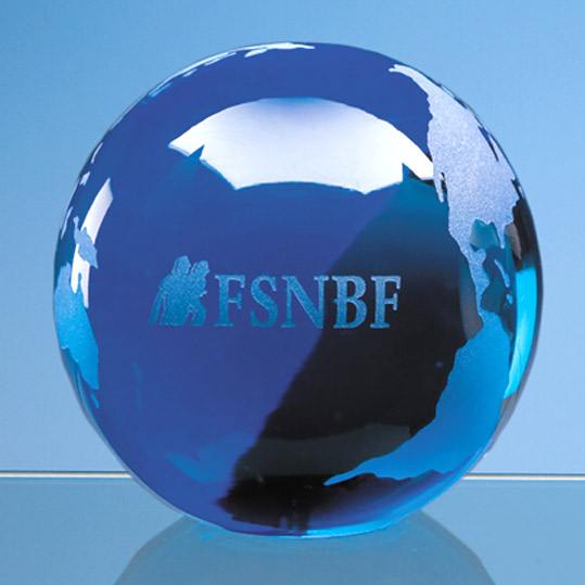 7cm Blue Ocean Globe
