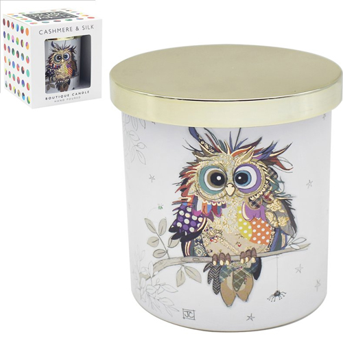 Bug Art Candle Gift Boxed - Otto Owl