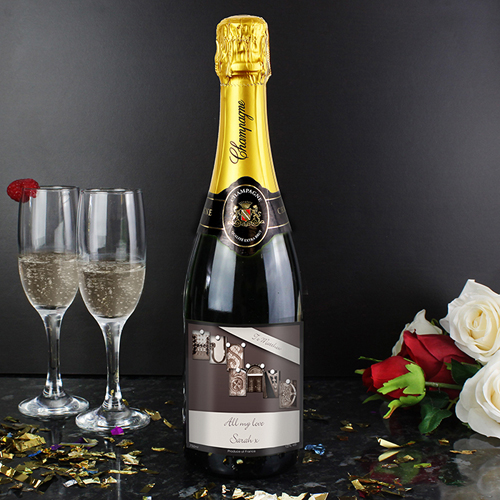 Affection Art Husband Champagne with Gift Box