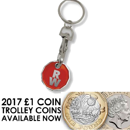 New 2017 £1 Coin Trolley Coins