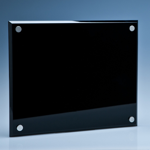 25.5cm x 30.5cm Onyx Black Wall Display Plaque