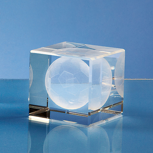8cm 3D Optical Crystal Cube