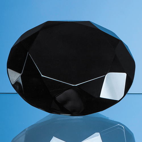 10cm Onyx Black Diamond Paperweight