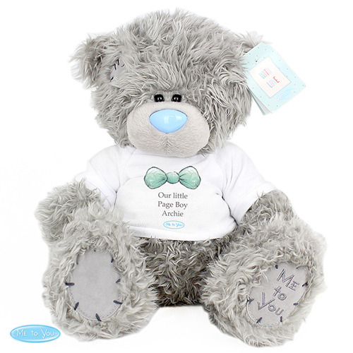 Personalised Me To You Page Boy Bear with T-Shirt