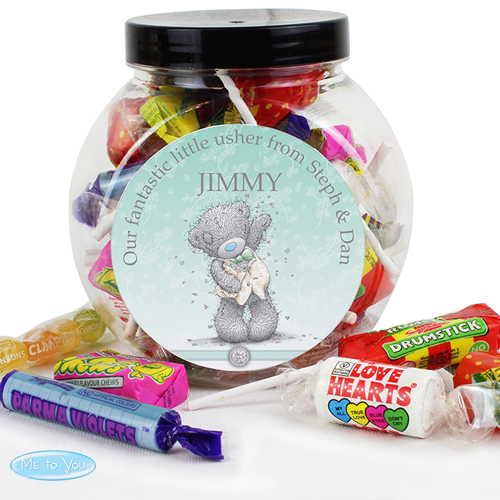 Personalised Me To You Male Wedding Sweets